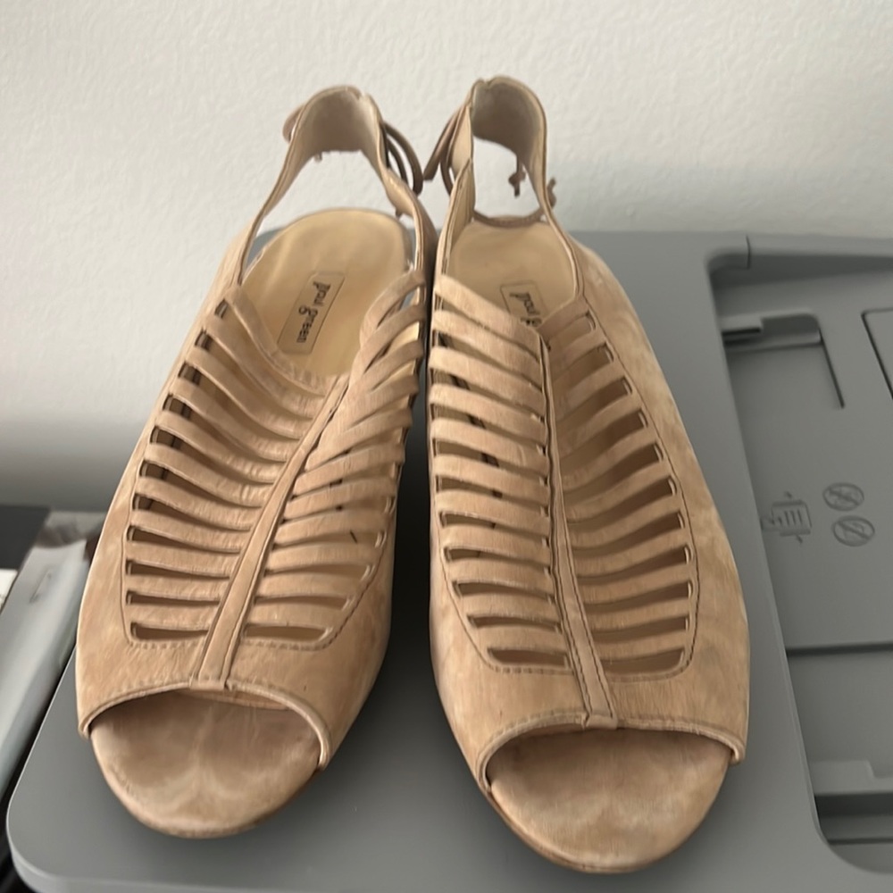 Paul Green very light and comfortable sandals, worn once,excellent, fits 6.5-7US